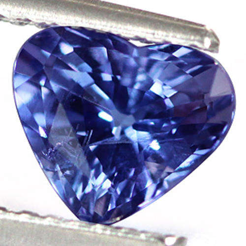 1.34ct Dynamic Heart Natural Blue Purple Tanzanite