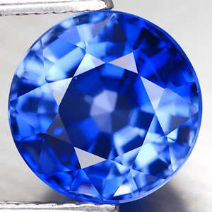 4.15ct.ROUND BLUE SAPPHIRE CEYLON !