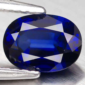 1.63 CT. PERFECT OVAL KASHMIR BLUE SAPPHIRE