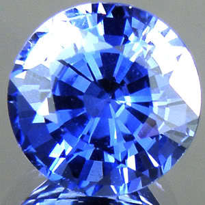 3.45 Ct.Natural Blue Sapphire Ceylon Gem AAA+++