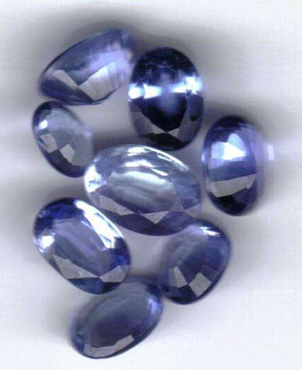 5 CT BLUE SAPPHIRES 8PCS