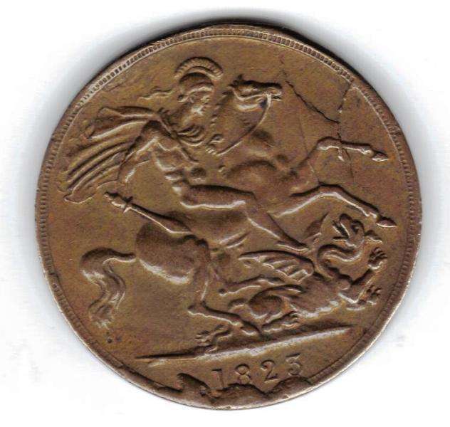 1823 SOVEREIGN IN BRASS