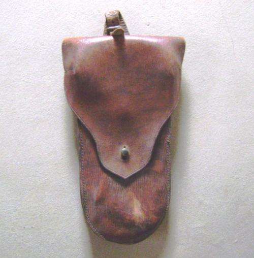 1899-1902 BOER WAR LEATHER SADDLE BAG POUCH IN GREAT CONDITION