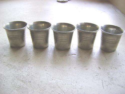 REINES BINN PEWTER SHOT GLASSES