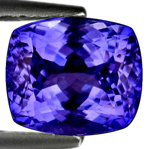 CERTIFIABLE 2.62 ct~TOP FIRE AAAA D'BLOCK NATURAL CUSHION CUT TANZANITE