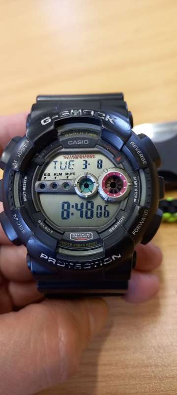 Casio G and Cold steel Recon.