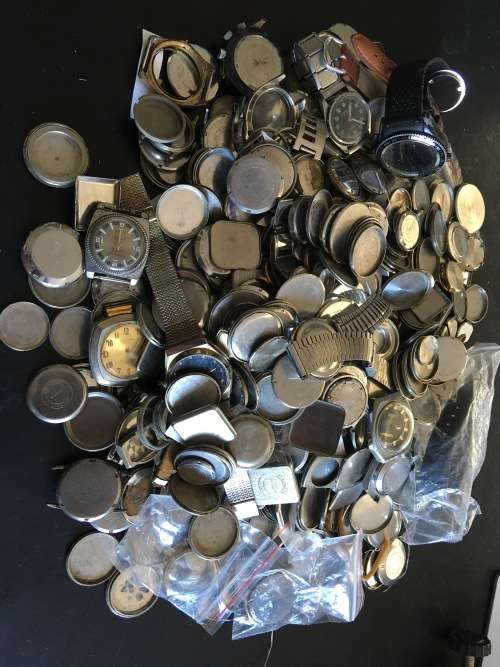 Load of watch parts - enormous bag of odds and ends