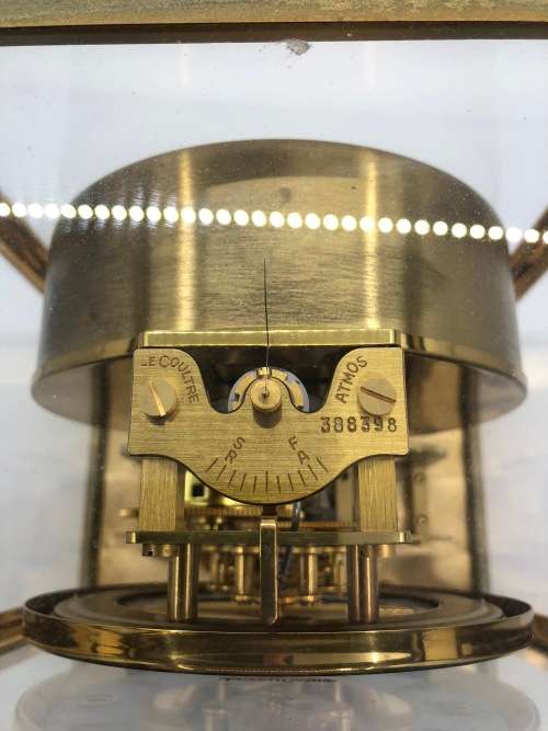 Swiss Jaeger LeCoultre Atmos Clock with original box - no reserve!
