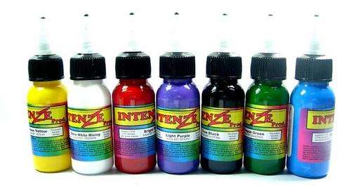 Intenze Colour Tattoo Ink - 7 Colours