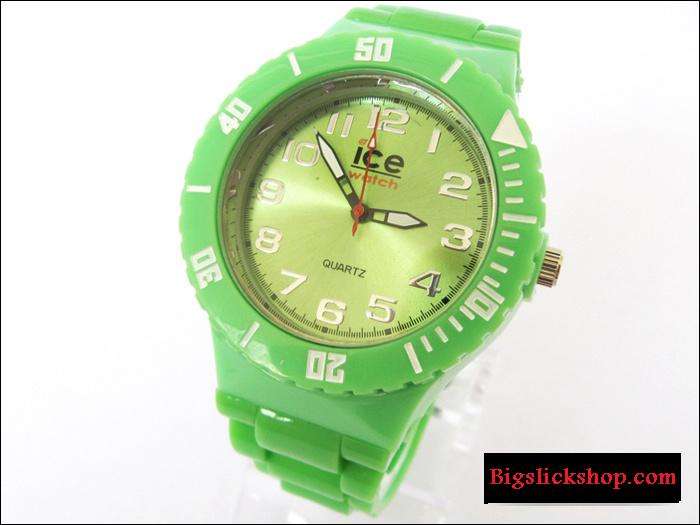 Silicone Ice Quartz Watch -Green ODM