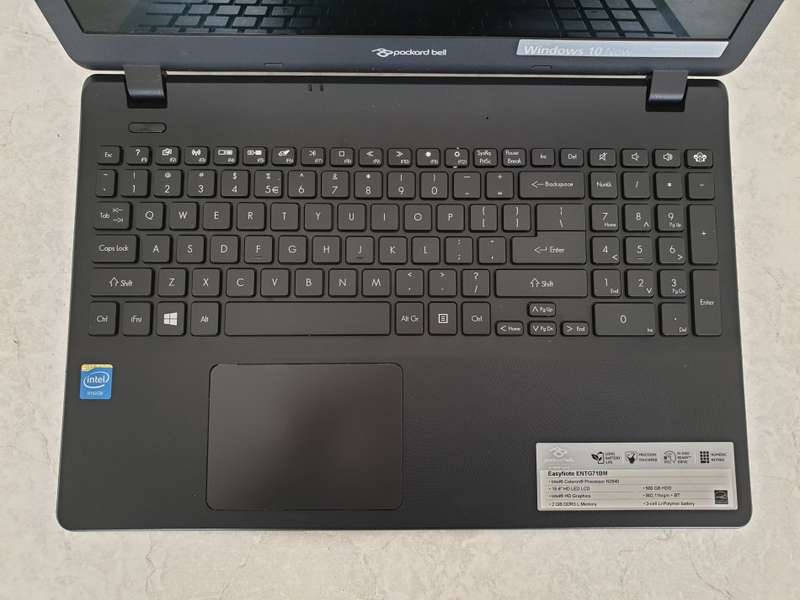 Packard Bell Laptop - 15.6 inch, 500GB Hard Drive, Windows 10