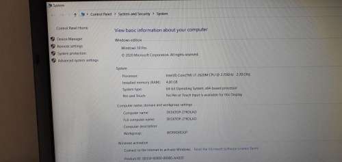 ***Sony Laptop ~ Intel Core i7 2.7Ghz | 4gb Ram | 640Gb HDD | FHD | Windows 10 x64***
