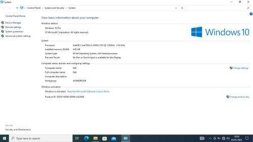 Dell Latitude 5440 - Core i5 4th Gen, 4Gb Ram, 1000Gb HDD, Windows 10 Professional x64