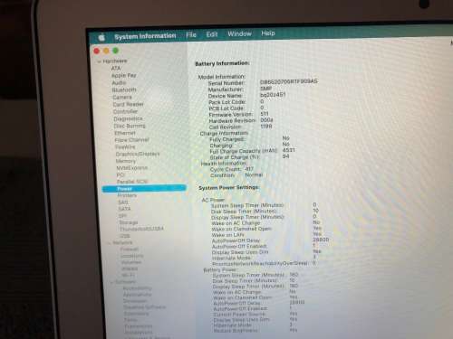 Macbook Air 11inch (Early 2015) - Intel Core i5, 256GB SSD, 8GB RAM, macOS