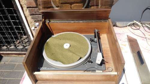 Lenco Vinal antique turn table.