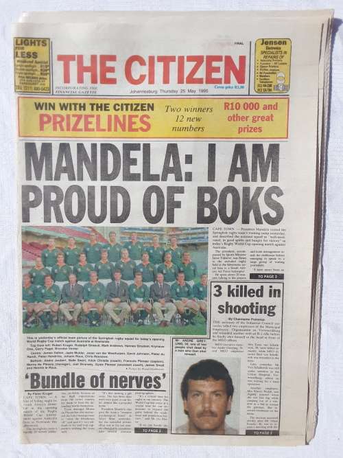 1995 Rugby World Cup Mandela