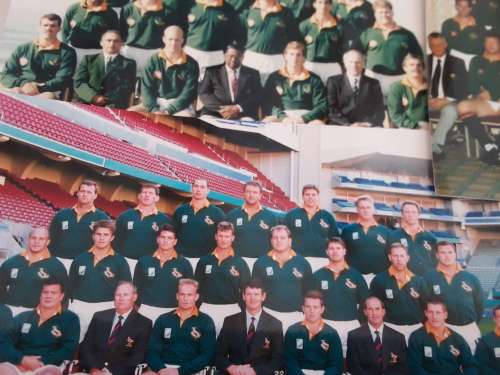 14 Original Springbok Team photos from the 1990s