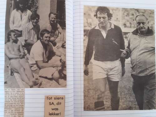 1976 All Blacks Rugbytoer Plakboek/Scrapbook