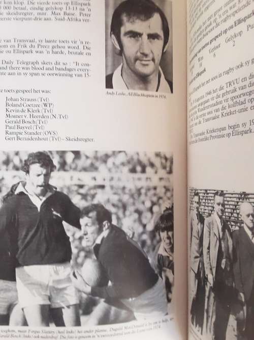 Springbok Autographs + Transvaal Rugbyvoetbal Unie 100 Jaar