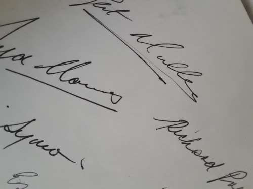 Springbok Autographs + Transvaal Rugbyvoetbal Unie 100 Jaar