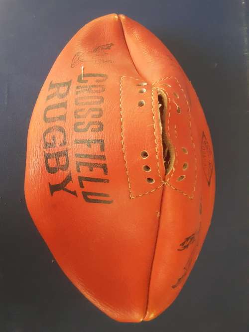 Leather Rugby Ball + bladder