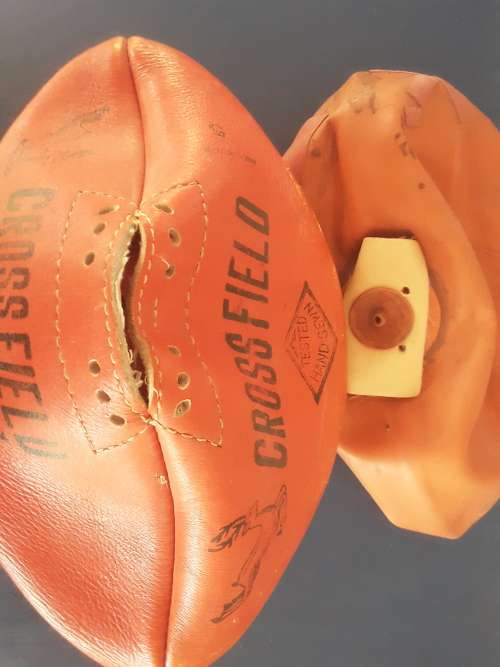 Leather Rugby Ball + bladder