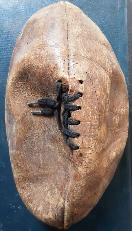 Leather Rugby Ball 1960s