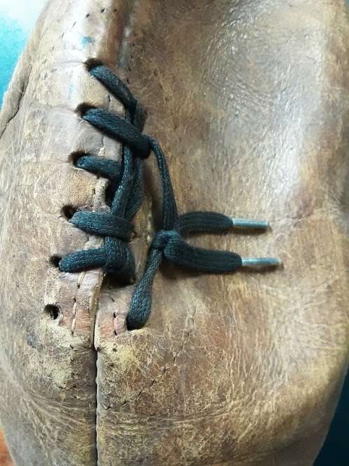 Leather Rugby Ball 1960s