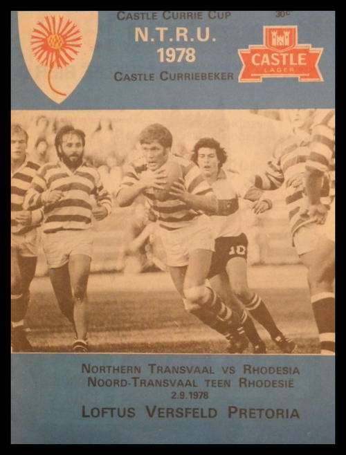 NTRU Amptelike Program NOORD-TRANSVAAL teen RHODESIE Loftus Versfeld 2.9.1978