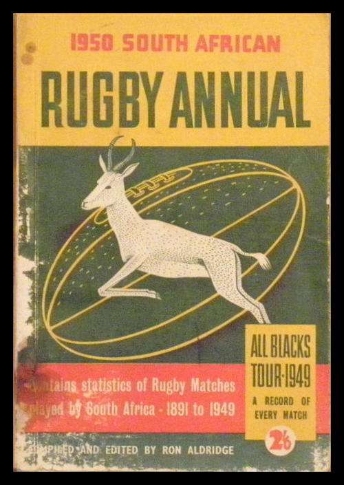 1950 South African Rugby Annual (incl. a record of every match of the ALL BLACKS 1949 TOUR)