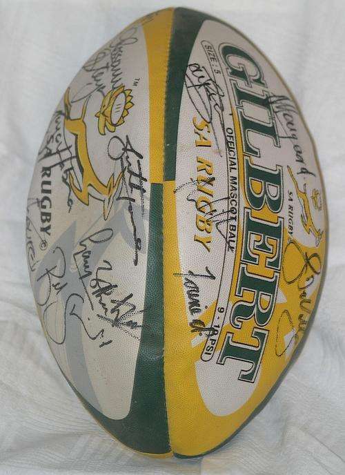 Rugby Ball: Signed Springbok Squad 2007