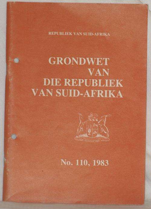 Grondwet van die Republiek van Suid-Afrika 1983
