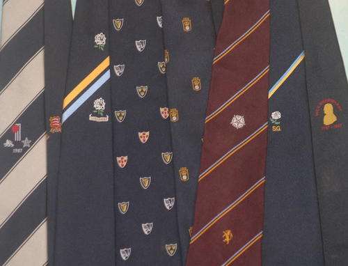 Lot of 9 Cricket Ties
