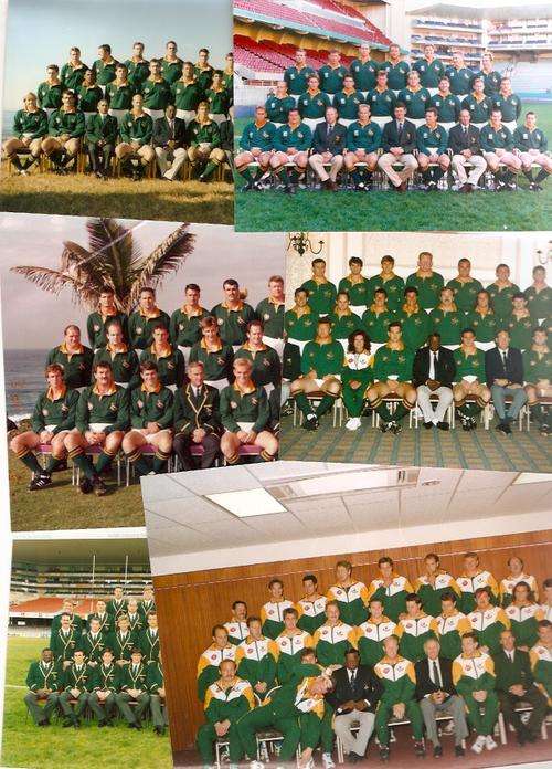8 Photos of Springbok teams in the 1990s