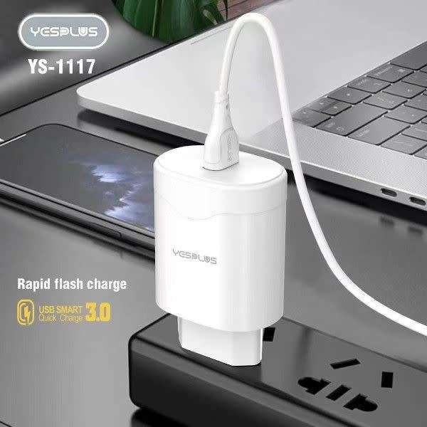 YESPLUS YS-1117 QC3.0 Fast Type-C Charger
