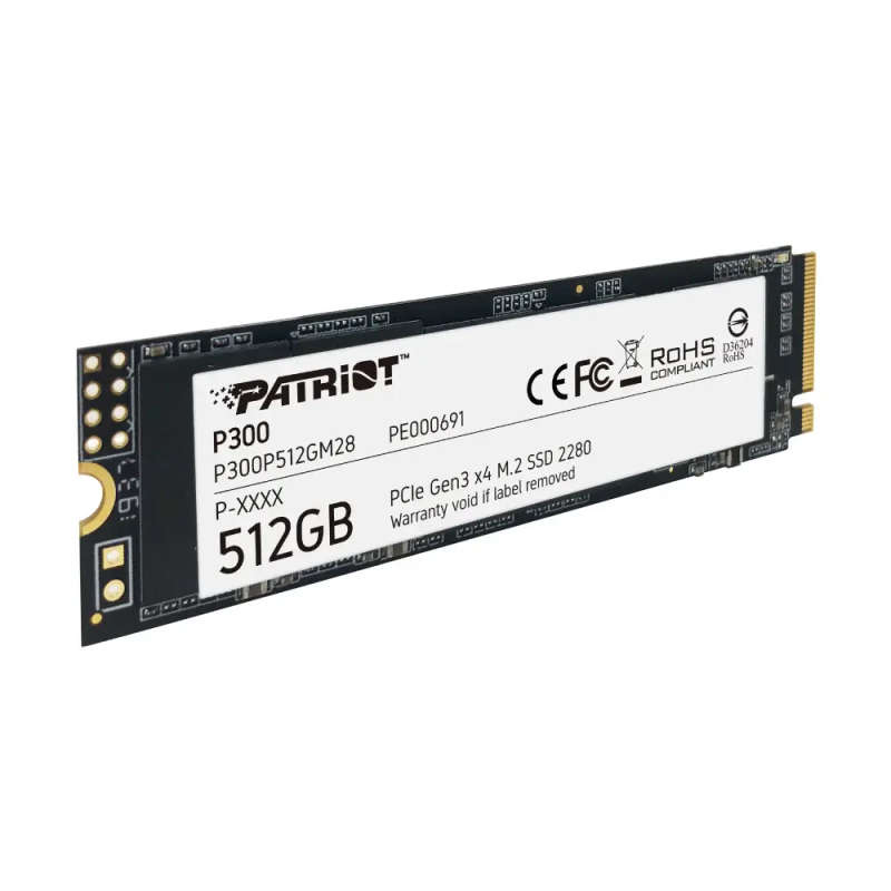 Patriot P300 512GB M.2 PCIe SSD