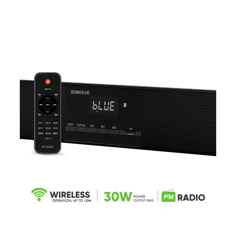 SonicGear SonicBar BT-3500 Soundbar with Subwoofer
