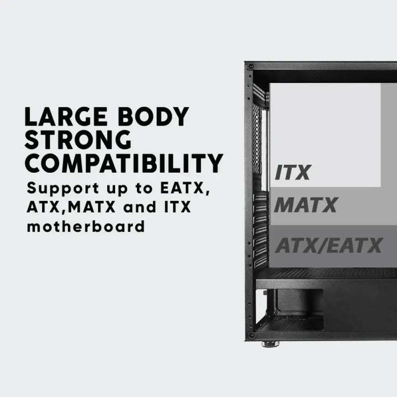 Armaggeddon Tessaraxx Apex 8 Air ATX Gaming Case