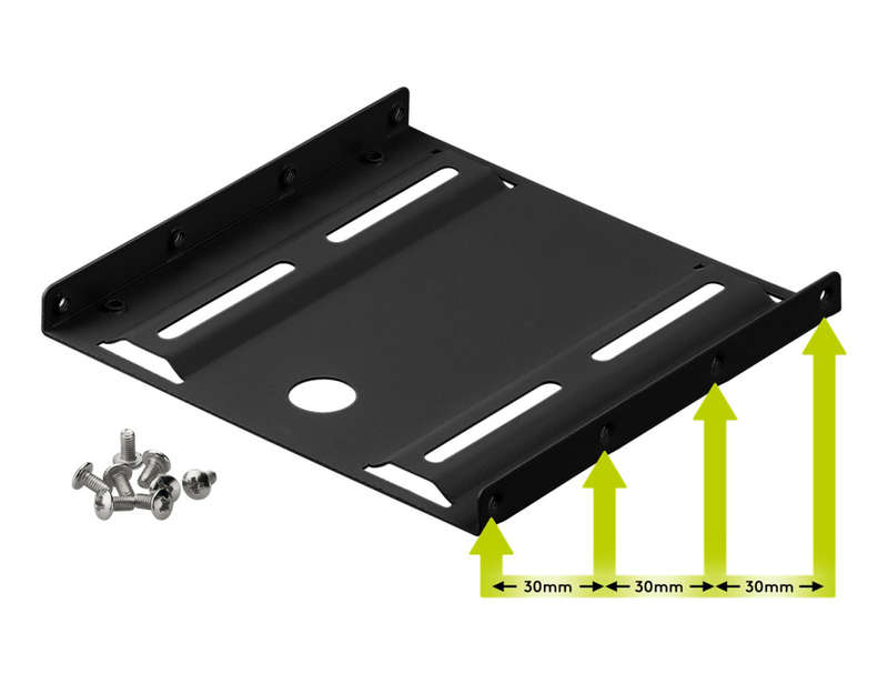 Goobay 2.5 Inch Hard Drive Mounting Frame to 3.5 Inch - 1-fold