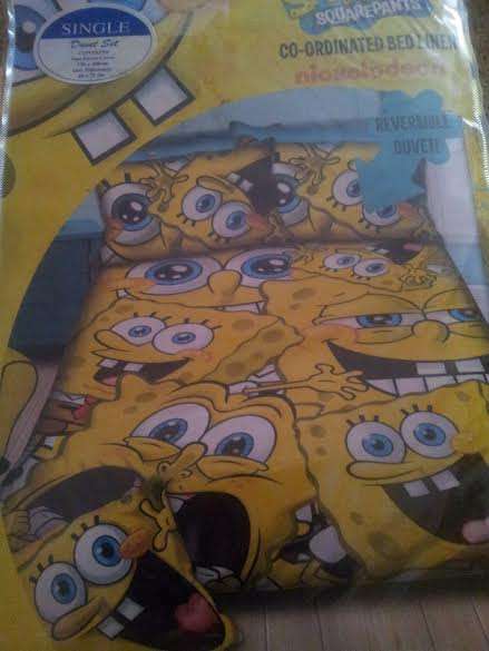 SPONGEBOB SINGLE DUVET COVER