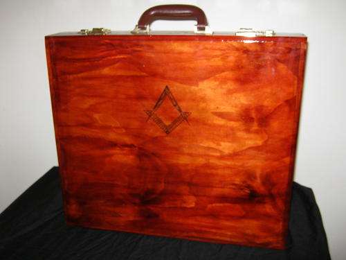 Hand Crafted Masonic Regalia Case