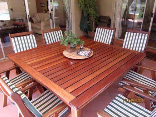 eight seater patio table and chairs