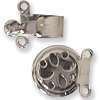 Pearl clasp, double strand, 2pc