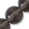 Round glass 10mm black diamond, 5pc