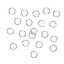 Sterling silver jump ring 4mm, 1pc
