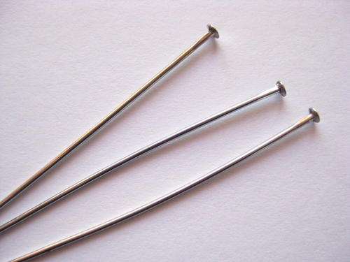Headpins NICKEL FREE, 68mm, 50pcs