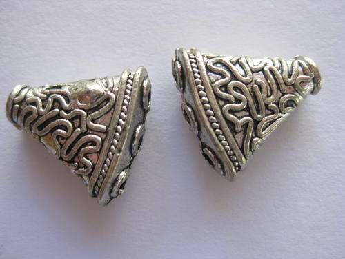 Spacer, 3 to 1, antique silver,19x15mm, 2pc