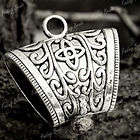 ~SALE~SCARF / jewellery - pendant bail, Tibetan silver, 40x35mm (hole 24x14mm), 1pc