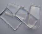 Glass tile for pendant making - 1x2 inch, 5pcs