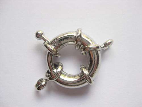 Signoretti clasp, antique silver, 19mm, 1pc